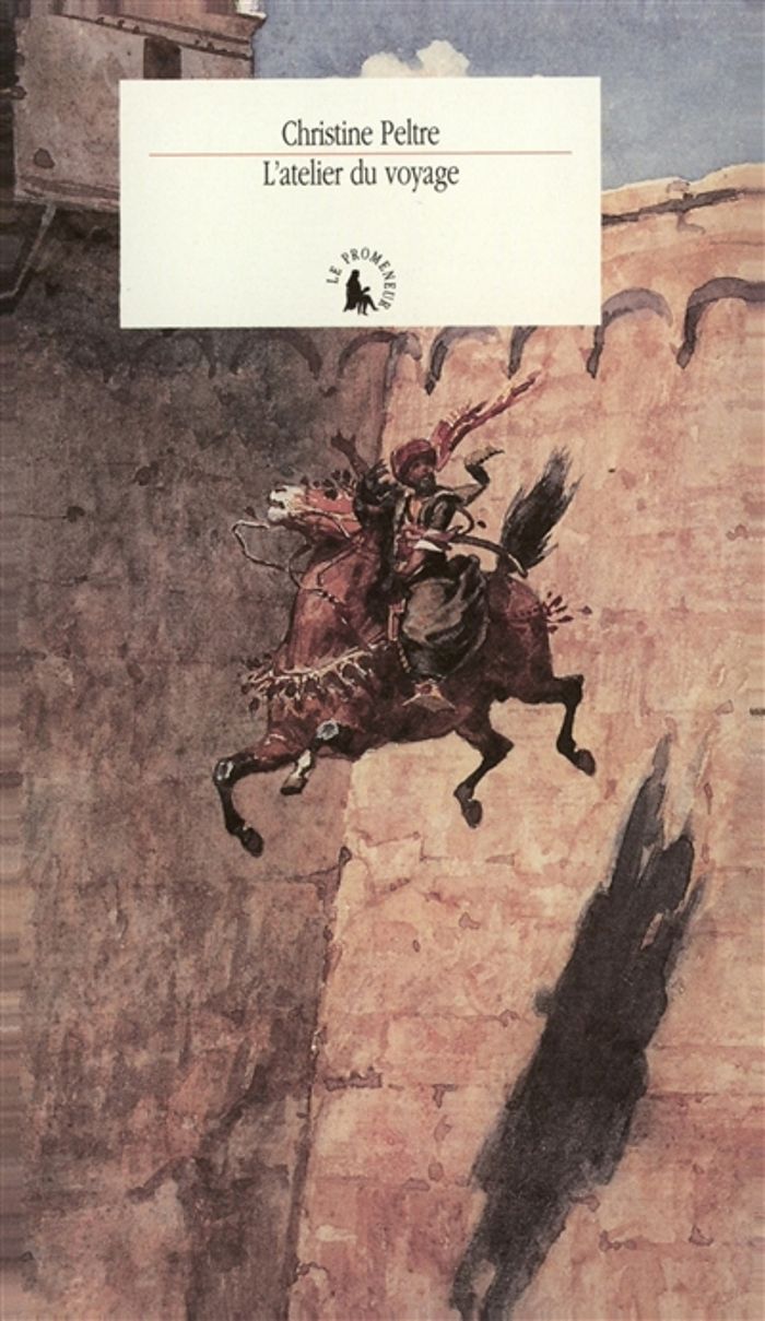 Couverture du livre « L'ATELIER DU VOYAGE - LES PEINTRES EN ORIENT AU XIX  SIECLE » de Christine Peltre, librairie Les Contes Infusés à Corte