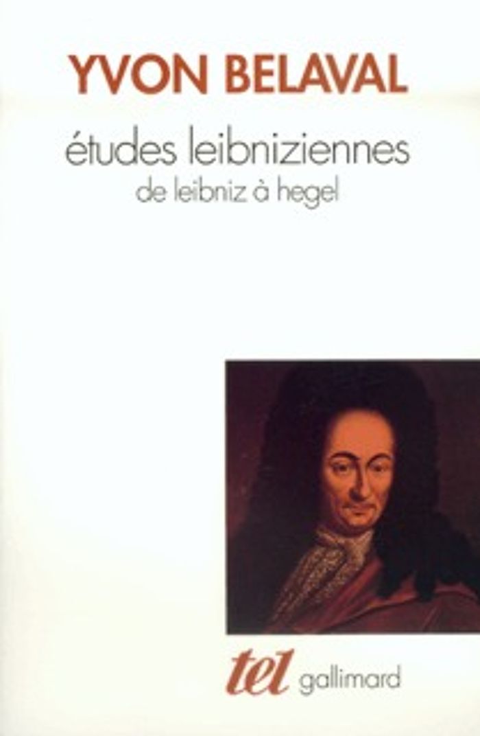 Couverture du livre « ETUDES LEIBNIZIENNES - DE LEIBNIZ A HEGEL », librairie Les Contes Infusés à Corte