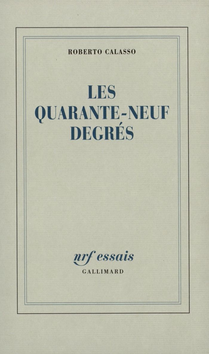 Couverture du livre « LES QUARANTE-NEUF DEGRES », librairie Les Contes Infusés à Corte