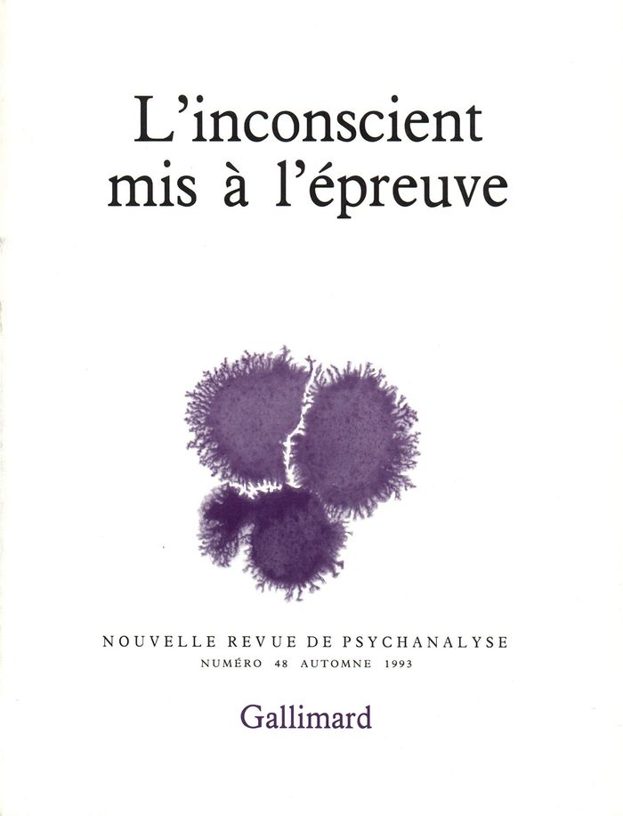 Couverture du livre « L'INCONSCIENT MIS A L'EPREUVE » de Collectif, librairie Les Contes Infusés à Corte