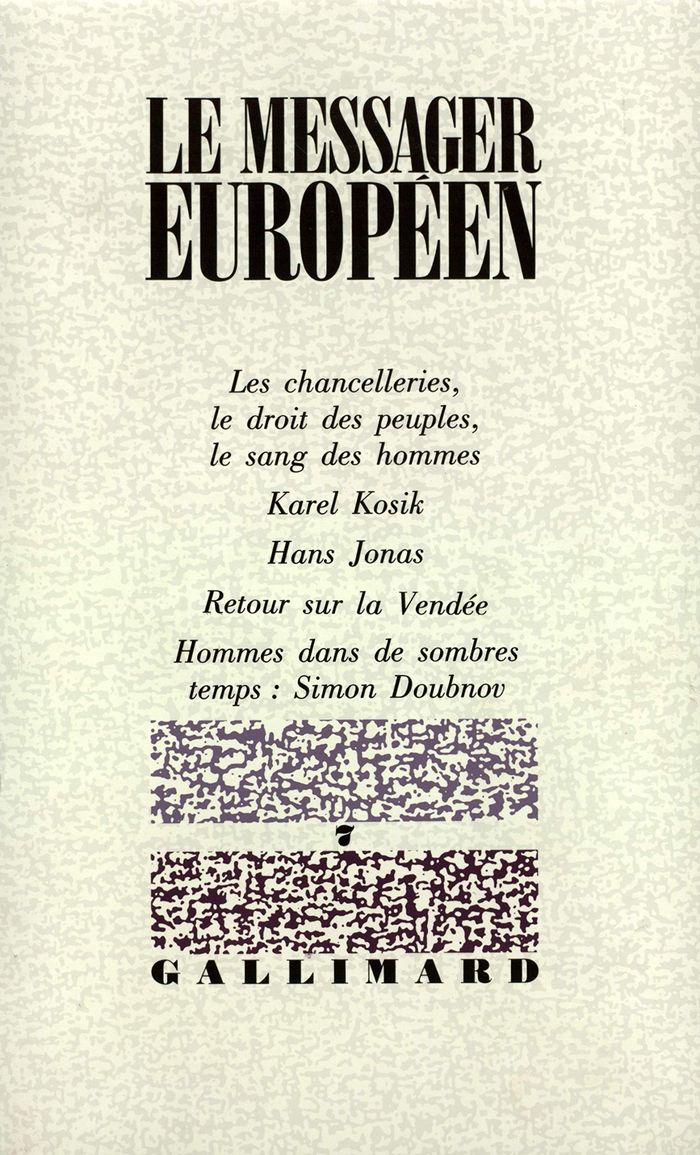 Couverture du livre « LE MESSAGER EUROPEEN » de Collectif, librairie Les Contes Infusés à Corte