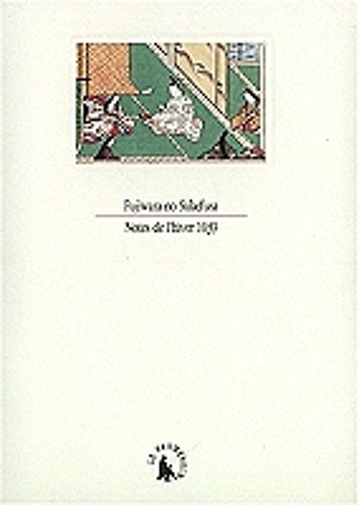Couverture du livre « NOTES DE L'HIVER 1039 » de Fujiwara No Sukefusa, librairie Les Contes Infusés à Corte