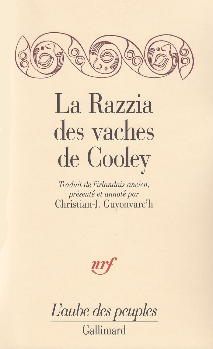 Couverture du livre « LA RAZZIA DES VACHES DE COOLEY » de Anonyme, librairie Les Contes Infusés à Corte