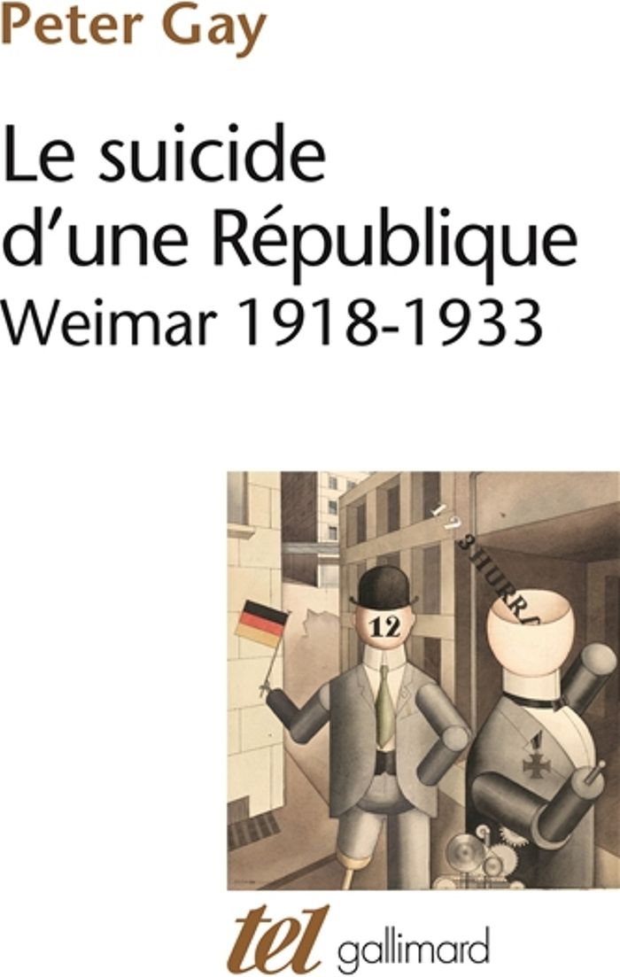 Couverture du livre « LE SUICIDE D'UNE REPUBLIQUE - WEIMAR 1918-1933 », librairie Les Contes Infusés à Corte