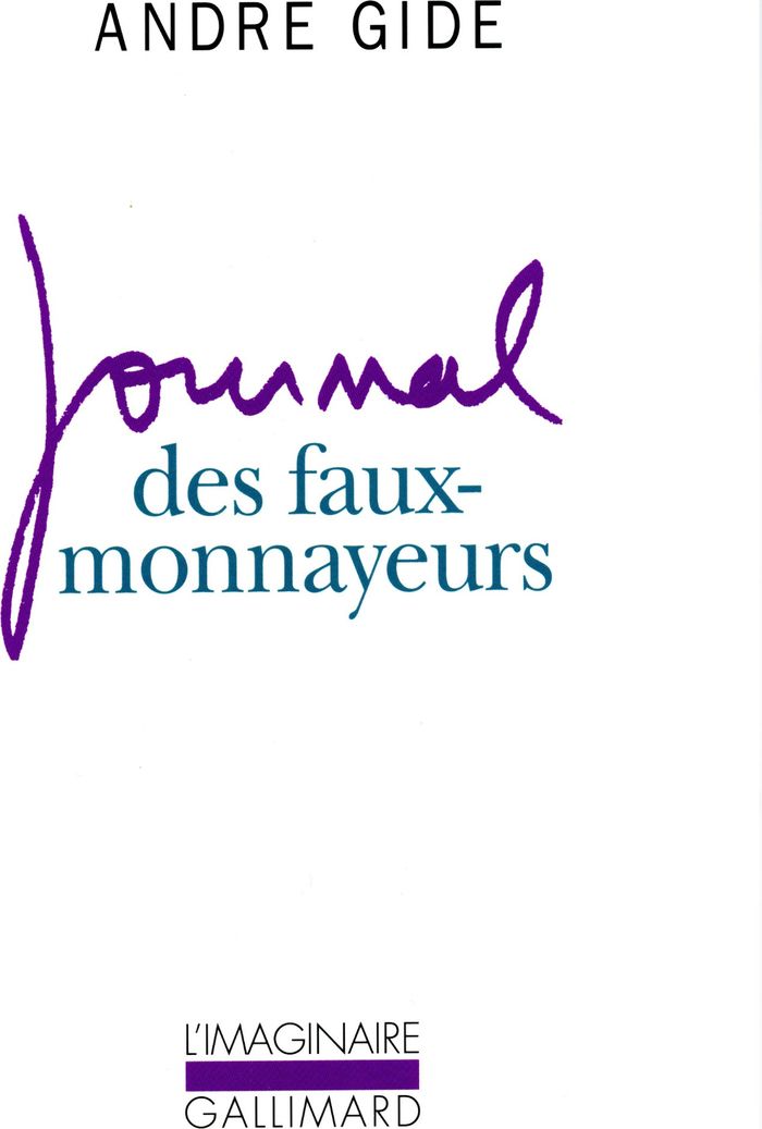 Couverture du livre « JOURNAL DES FAUX-MONNAYEURS » de Andre Gide, librairie Les Contes Infusés à Corte