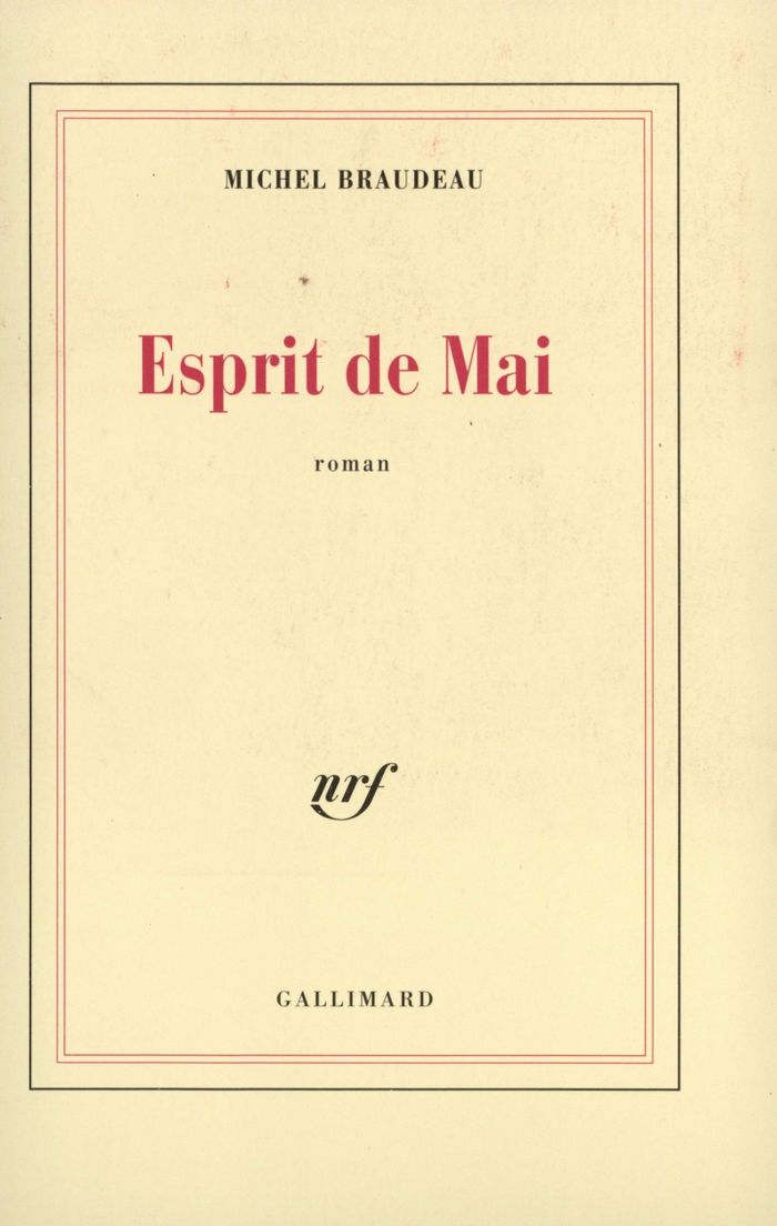 Couverture du livre « ESPRIT DE MAI » de Michel Braudeau, librairie Les Contes Infusés à Corte
