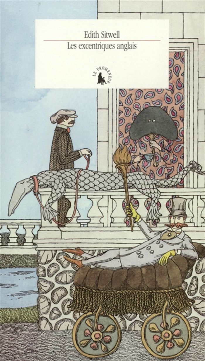 Couverture du livre « LES EXCENTRIQUES ANGLAIS » de Edith Sitwell, librairie Les Contes Infusés à Corte