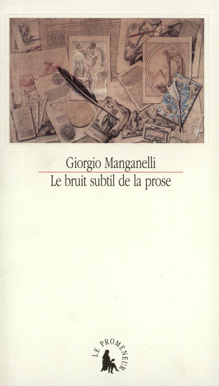 Couverture du livre « LE BRUIT SUBTIL DE LA PROSE » de Giorgio Manganelli, librairie Les Contes Infusés à Corte