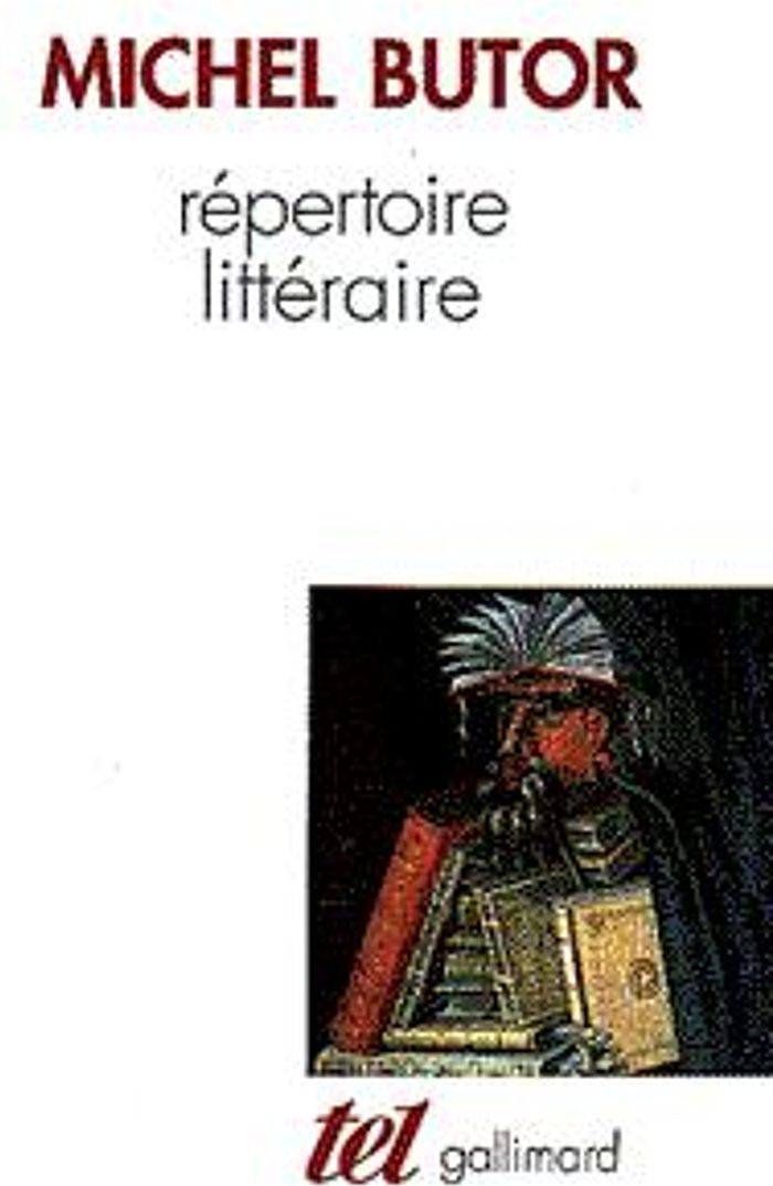 Couverture du livre « REPERTOIRE LITTERAIRE » de Michel Butor, librairie Les Contes Infusés à Corte