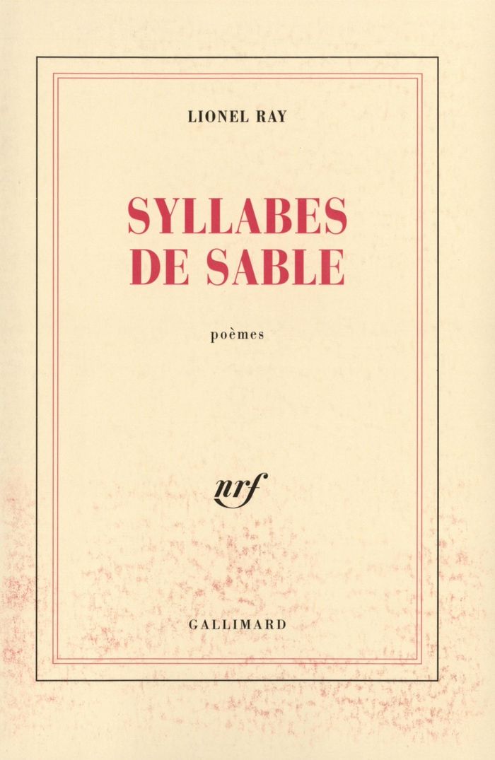 Couverture du livre « SYLLABES DE SABLE », librairie Les Contes Infusés à Corte