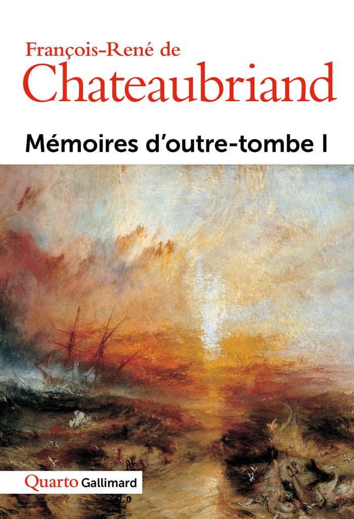 Couverture du livre « MEMOIRES D'OUTRE-TOMBE - VOL01 » de F-R. Chateaubriand, librairie Les Contes Infusés à Corte
