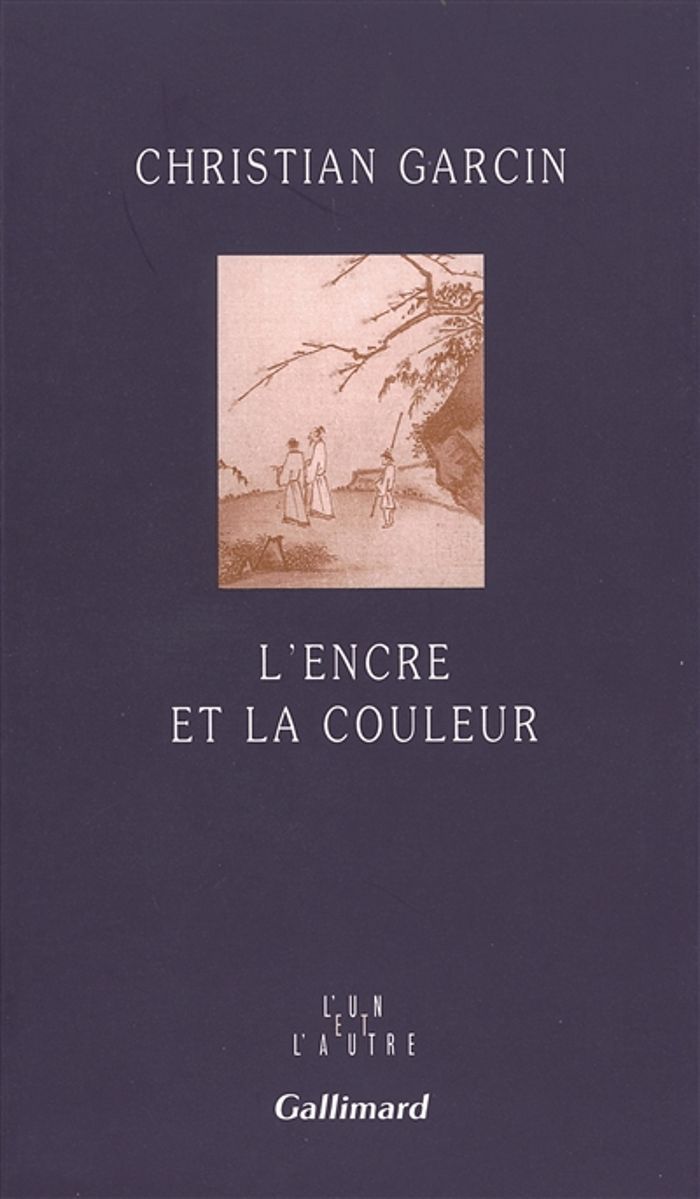 Couverture du livre « L'ENCRE ET LA COULEUR » de Christian Garcin, librairie Les Contes Infusés à Corte