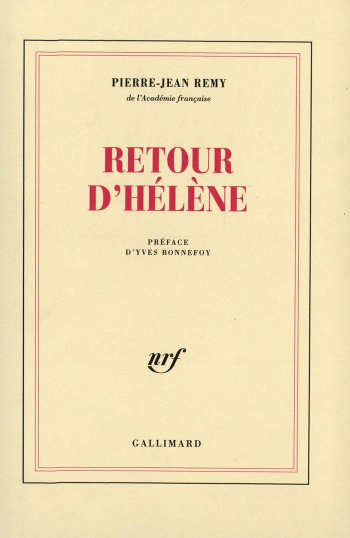 Couverture du livre « RETOUR D'HELENE » de Remy/bonnefoy, librairie Les Contes Infusés à Corte