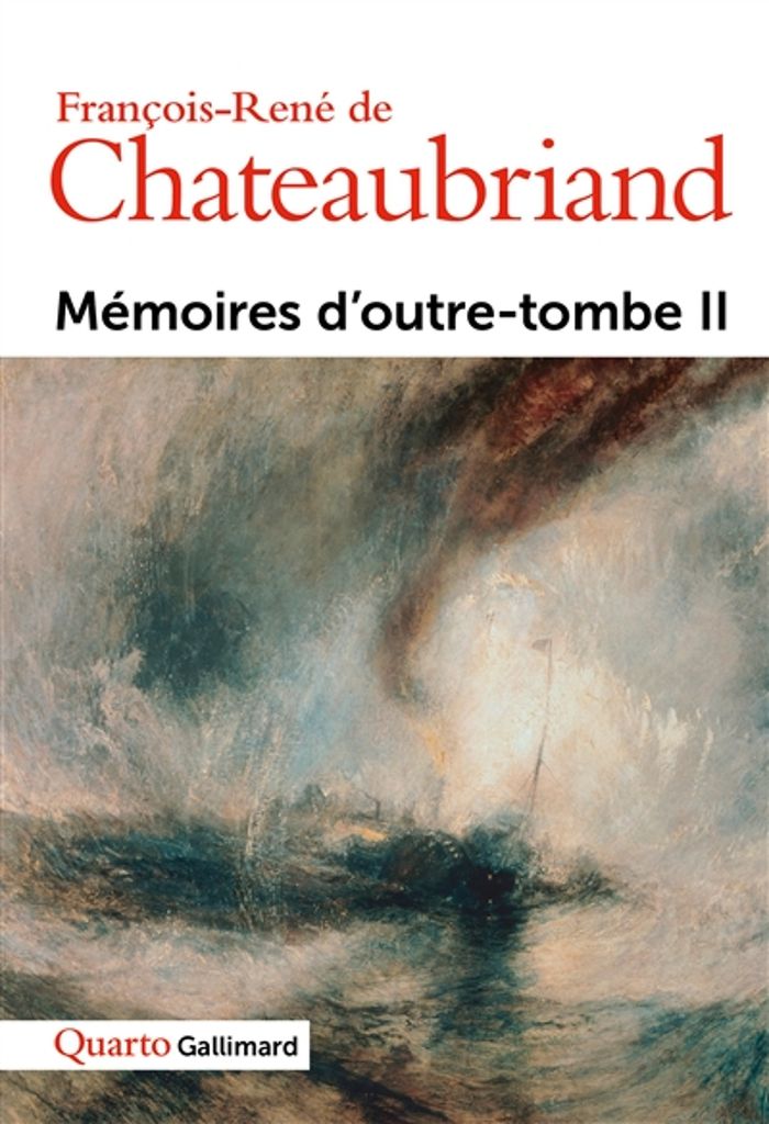 Couverture du livre « MEMOIRES D'OUTRE-TOMBE - VOL02 » de F-R. Chateaubriand, librairie Les Contes Infusés à Corte