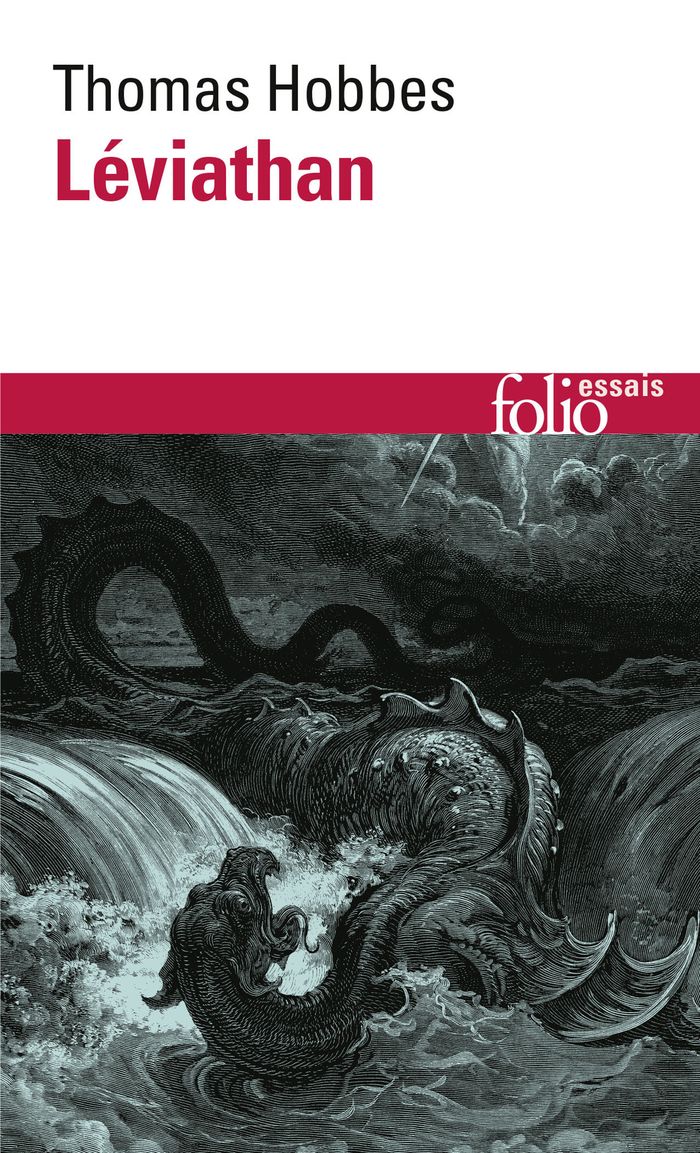 Couverture du livre « LEVIATHAN - OU MATIERE, FORME ET PUISSANCE DE L'ETAT CHRETIEN ET CIVIL » de Thomas Hobbes, librairie Les Contes Infusés à Corte