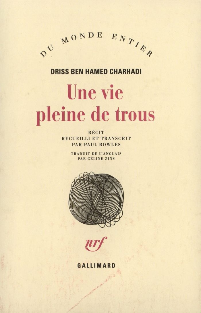 Couverture du livre « UNE VIE PLEINE DE TROUS » de Charhadi D B H., librairie Les Contes Infusés à Corte