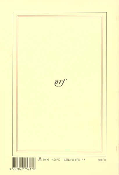 Quatrième de couverture de « LE JARDIN DES ADIEUX »