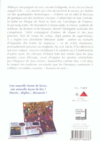 Quatrième de couverture de « CHEVAUX D'ORIENT »