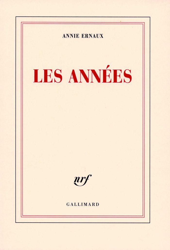 Couverture du livre « Les années », librairie Les Contes Infusés à Corte