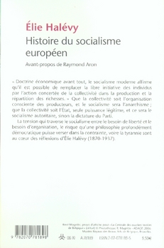Quatrième de couverture de « HISTOIRE DU SOCIALISME EUROPEEN »