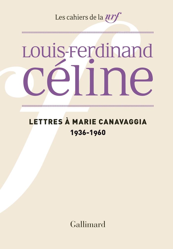 Couverture du livre « LETTRES A MARIE CANAVAGGIA - (1936-1960) », librairie Les Contes Infusés à Corte
