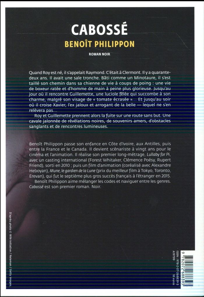 Quatrième de couverture de « Cabossé »