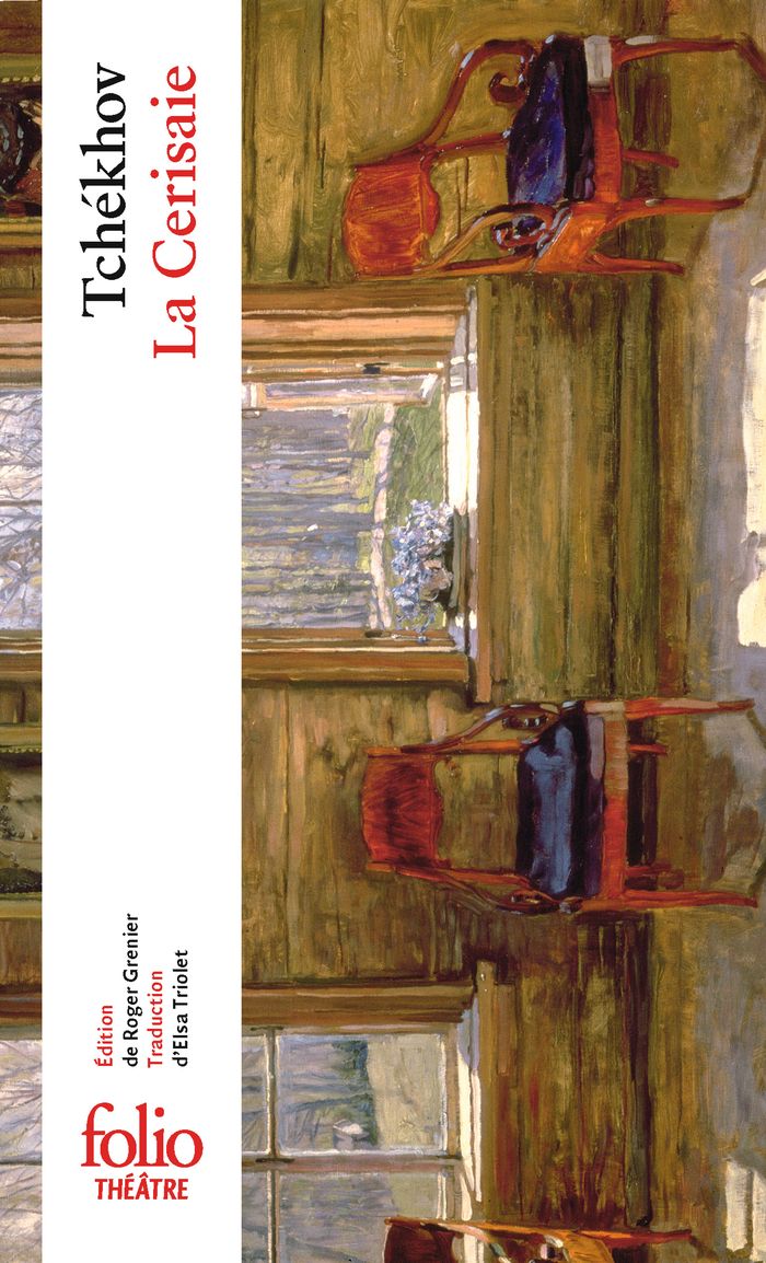 Couverture du livre « La Cerisaie » de Anton Pavlovitch Tchekhov, librairie Les Contes Infusés à Corte