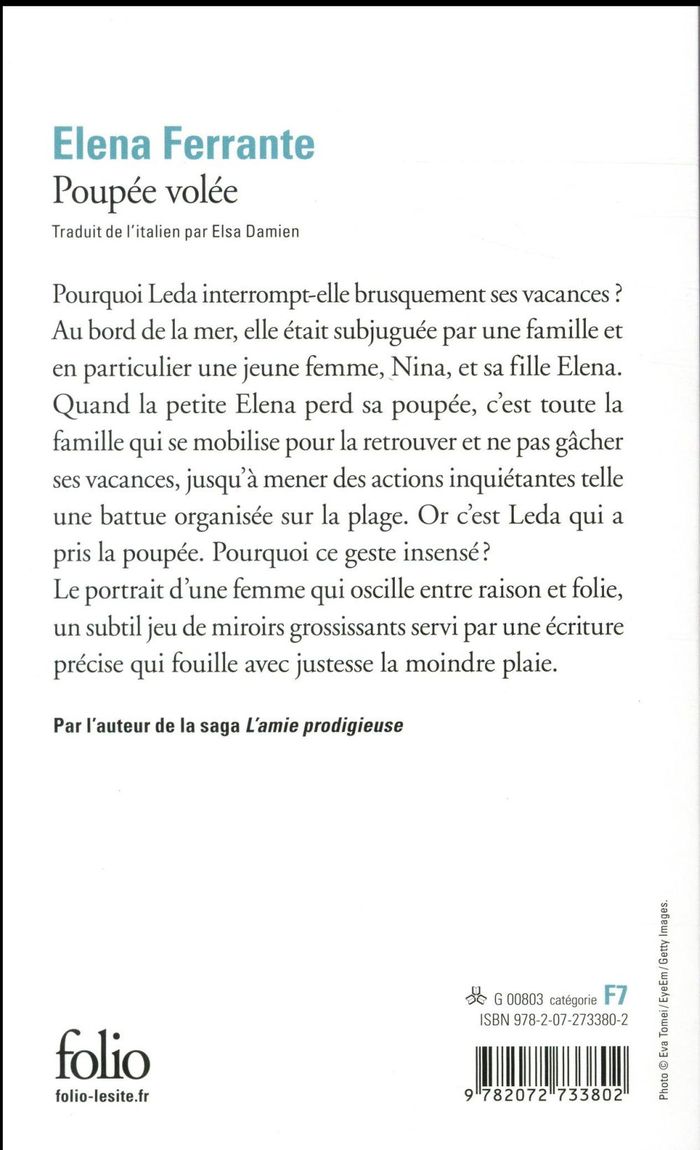 Quatrième de couverture de « Poupée volée »
