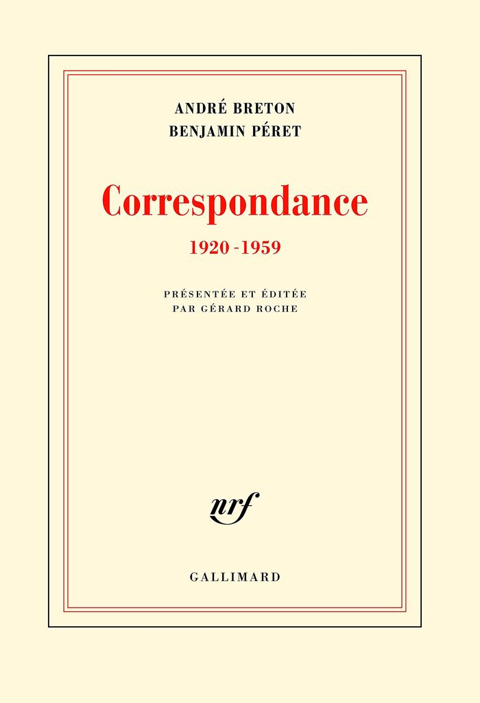 Couverture du livre « CORRESPONDANCE - (1920-1959) » de Peret/breton, librairie Les Contes Infusés à Corte