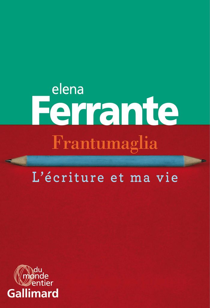 Couverture du livre « Frantumaglia : l'écriture et ma vie » de Elena Ferrante, librairie Les Contes Infusés à Corte
