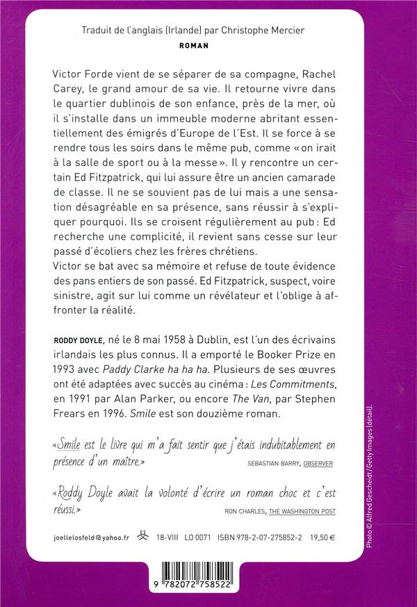 Quatrième de couverture de « Smile : roman »