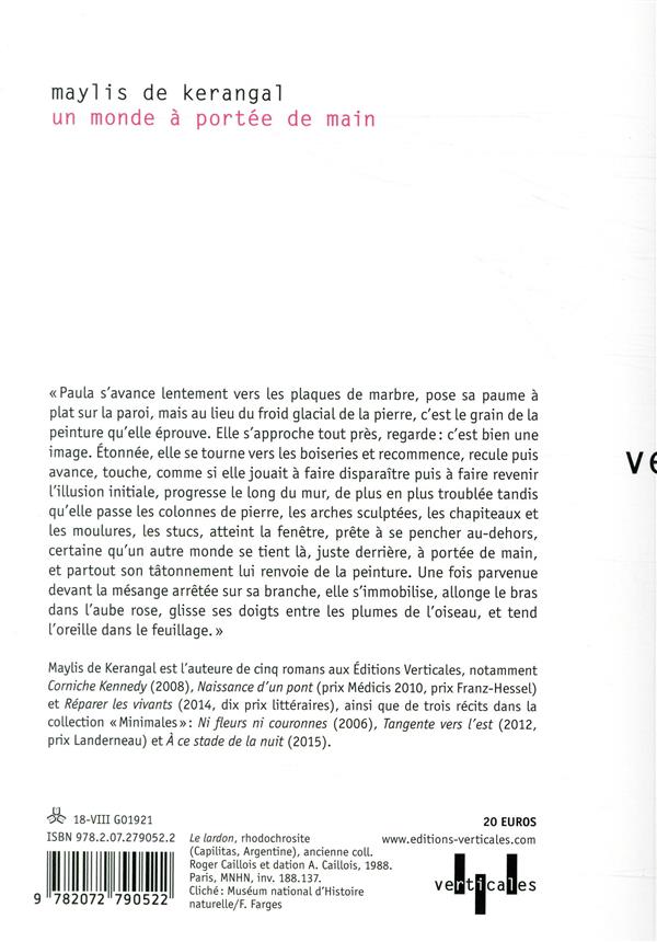 Quatrième de couverture de « Un monde à portée de main : roman »