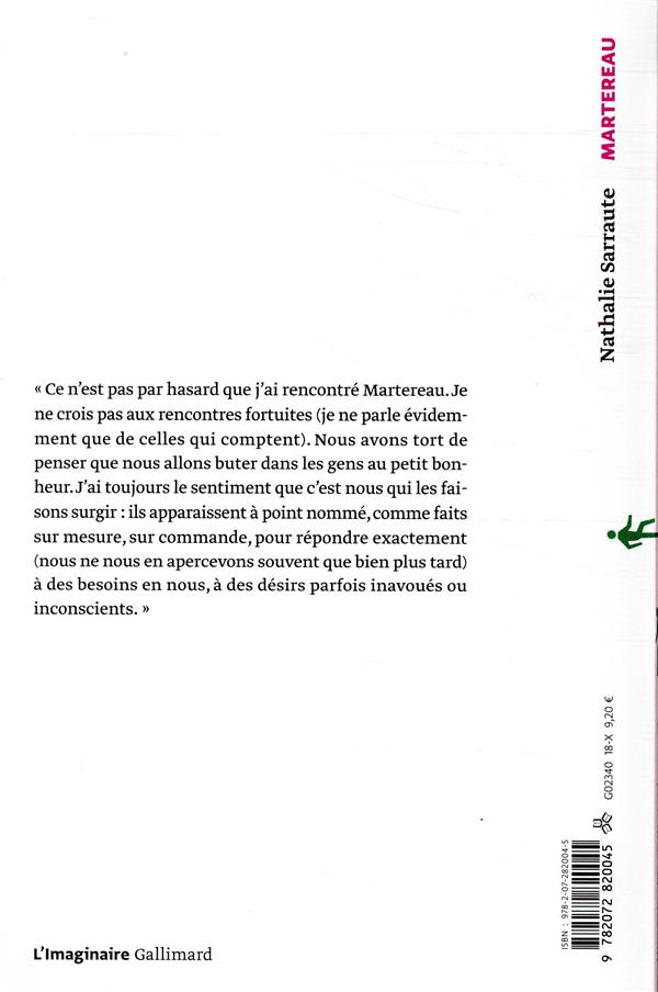 Quatrième de couverture de « Martereau »
