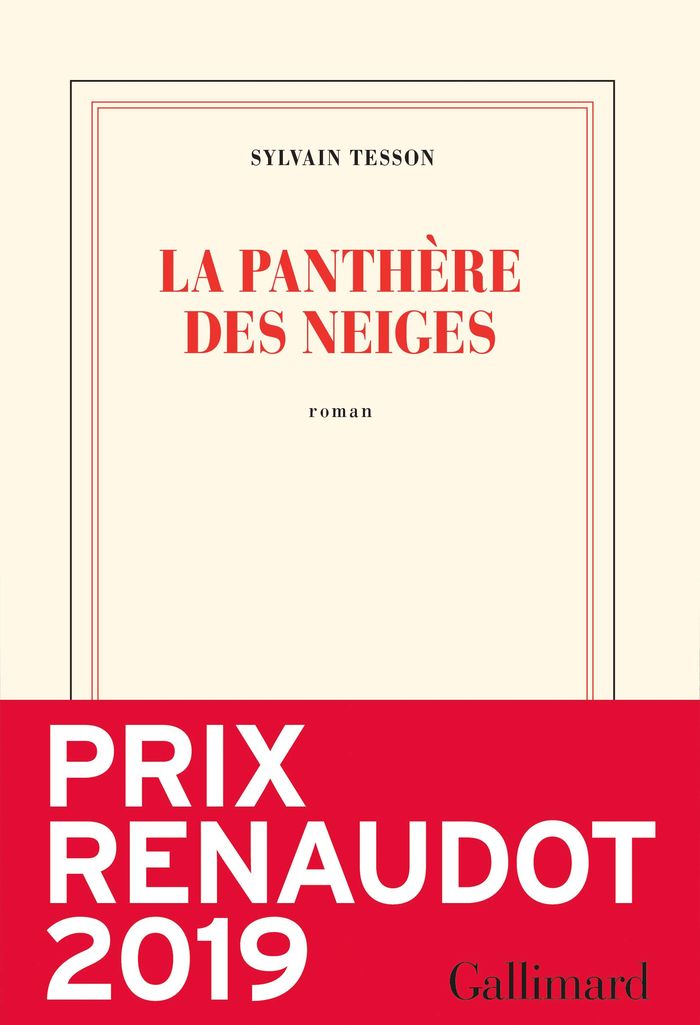 Couverture du livre « La panthère des neiges » de Sylvain Tesson, librairie Les Contes Infusés à Corte