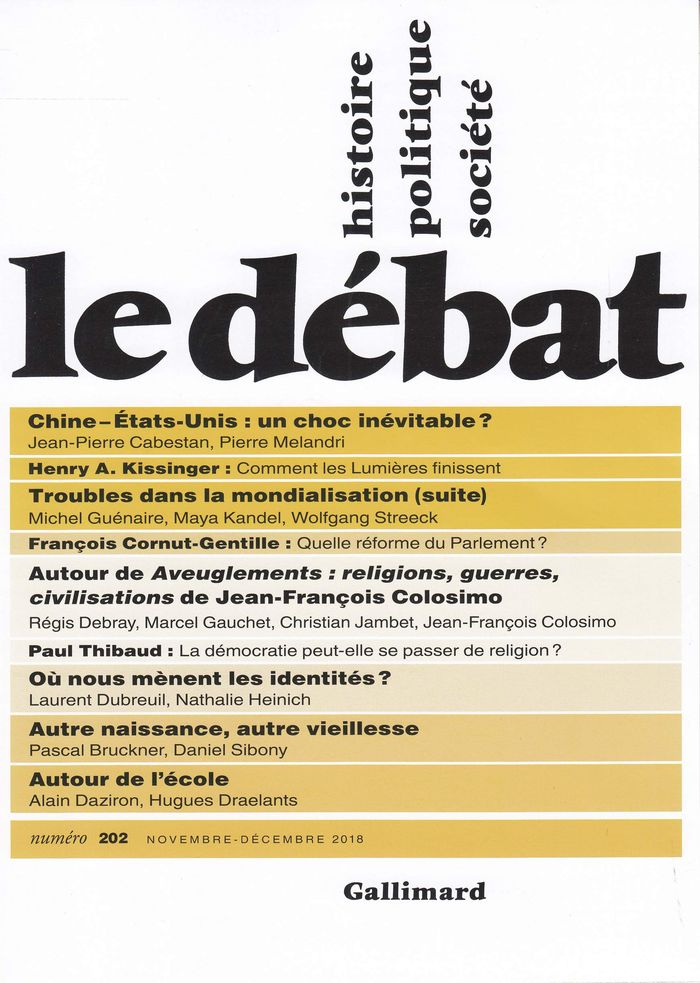 Couverture du livre « LE DEBAT » de Collectif, librairie Les Contes Infusés à Corte