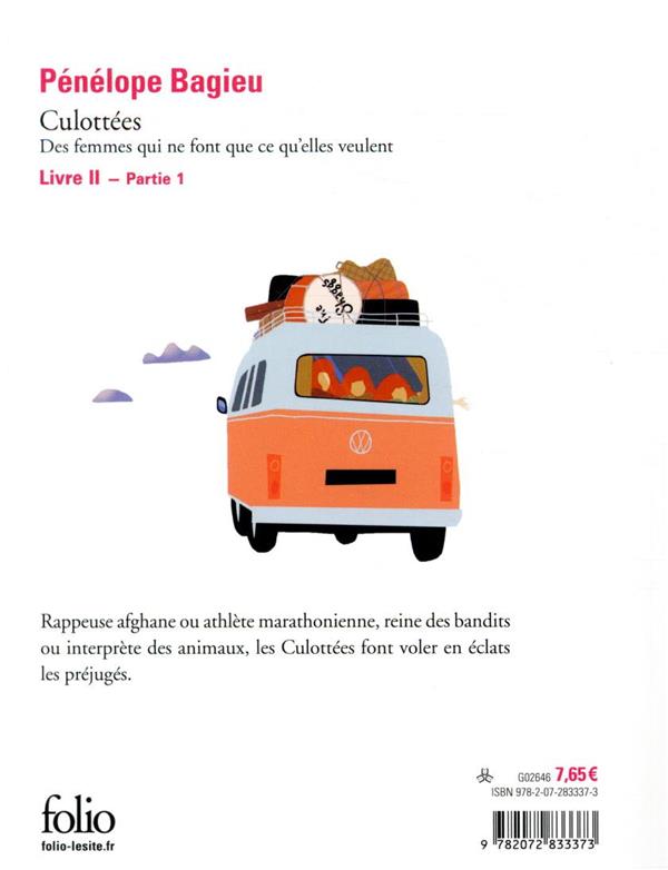 Quatrième de couverture de « Culottées : des femmes qui ne font que ce qu'elles veulent »
