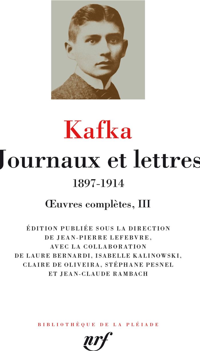 Couverture du livre « Journaux et lettres : 1897-1914 » de Franz Kafka, librairie Les Contes Infusés à Corte