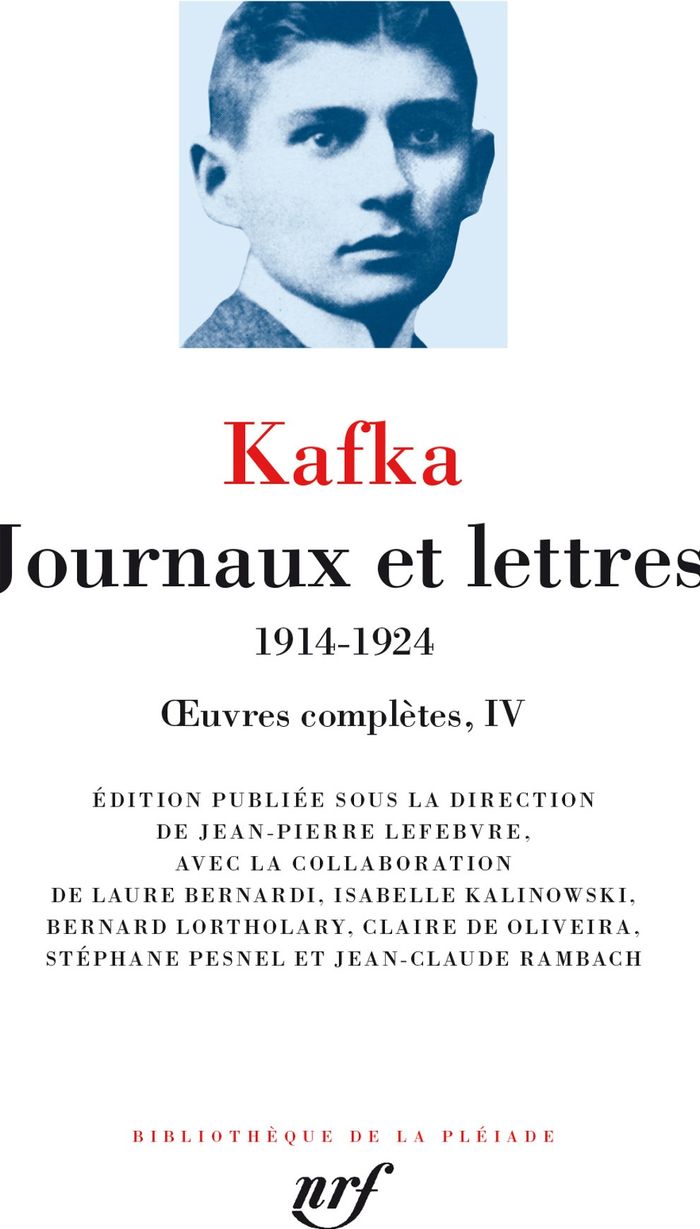 Couverture du livre « Journaux et lettres : 1914-1924 » de Franz Kafka, librairie Les Contes Infusés à Corte