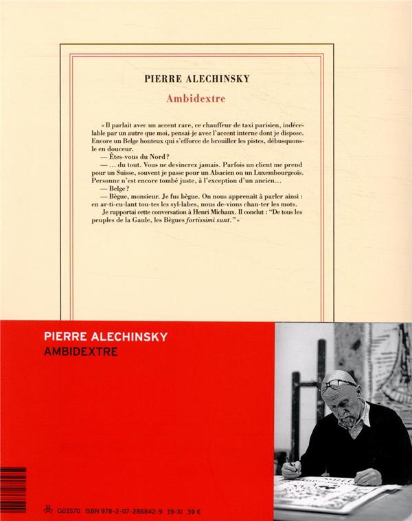 Quatrième de couverture de « AMBIDEXTRE »