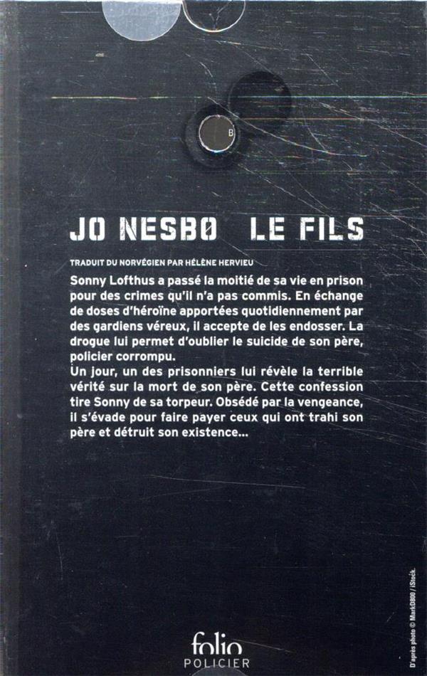 Quatrième de couverture de « Le fils »