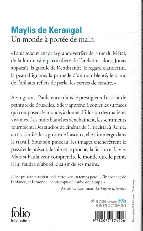 Quatrième de couverture de « Un monde à portée de main »