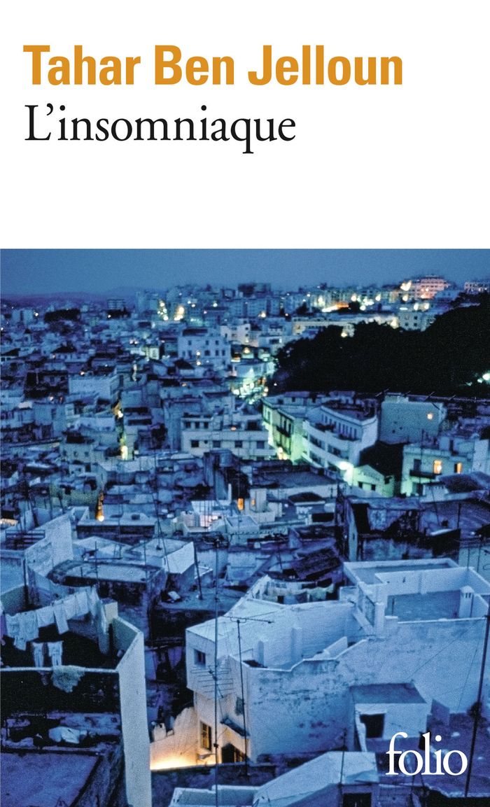 Couverture du livre « L'insomniaque » de Tahar Ben Jelloun, librairie Les Contes Infusés à Corte