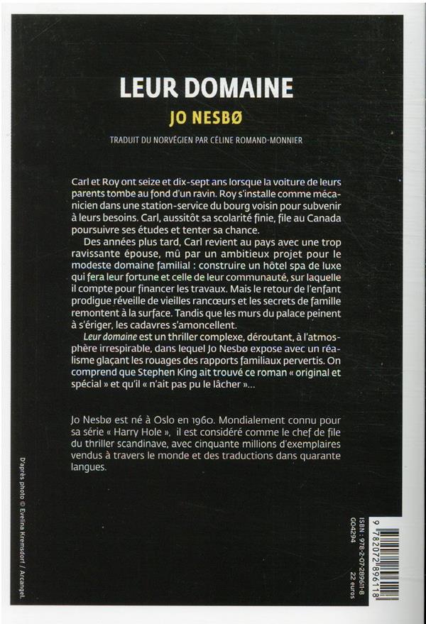 Quatrième de couverture de « Leur domaine »