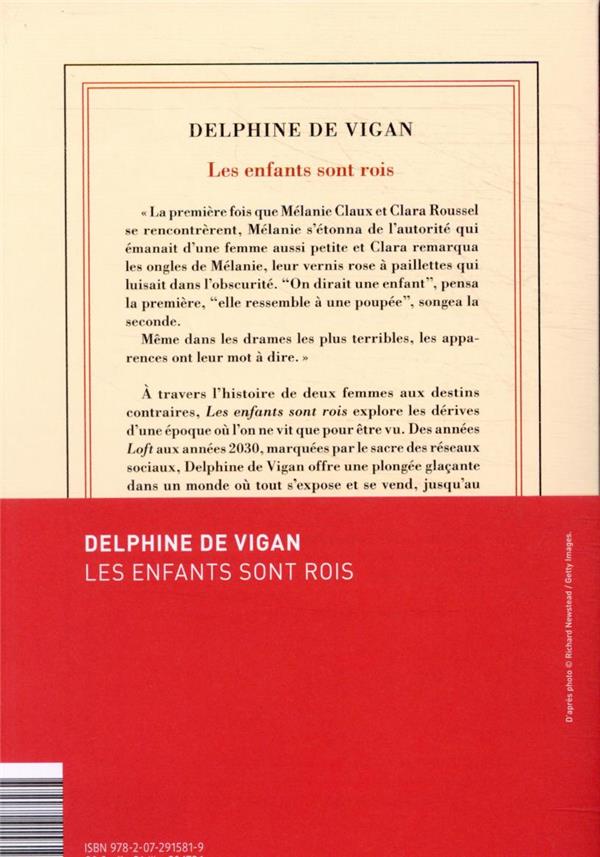 Quatrième de couverture de « Les enfants sont rois : roman »