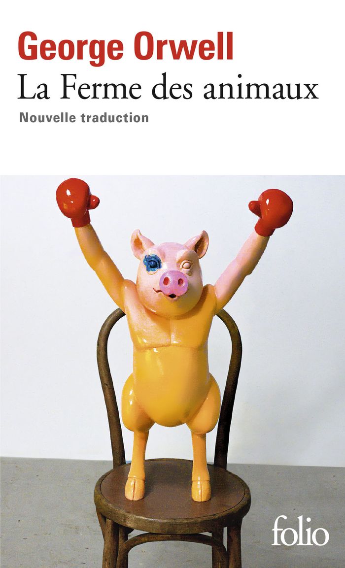 Couverture du livre « LA FERME DES ANIMAUX » de George Orwell, librairie Les Contes Infusés à Corte