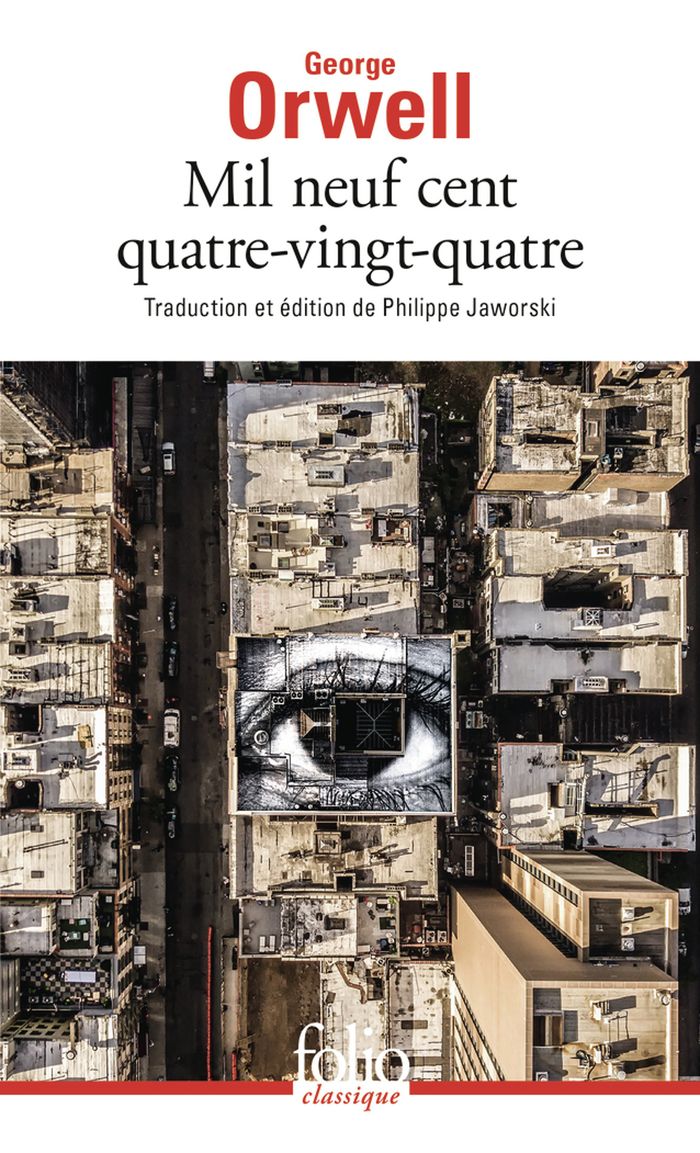 Couverture du livre « Mil neuf cent quatre-vingt-quatre » de George Orwell, librairie Les Contes Infusés à Corte