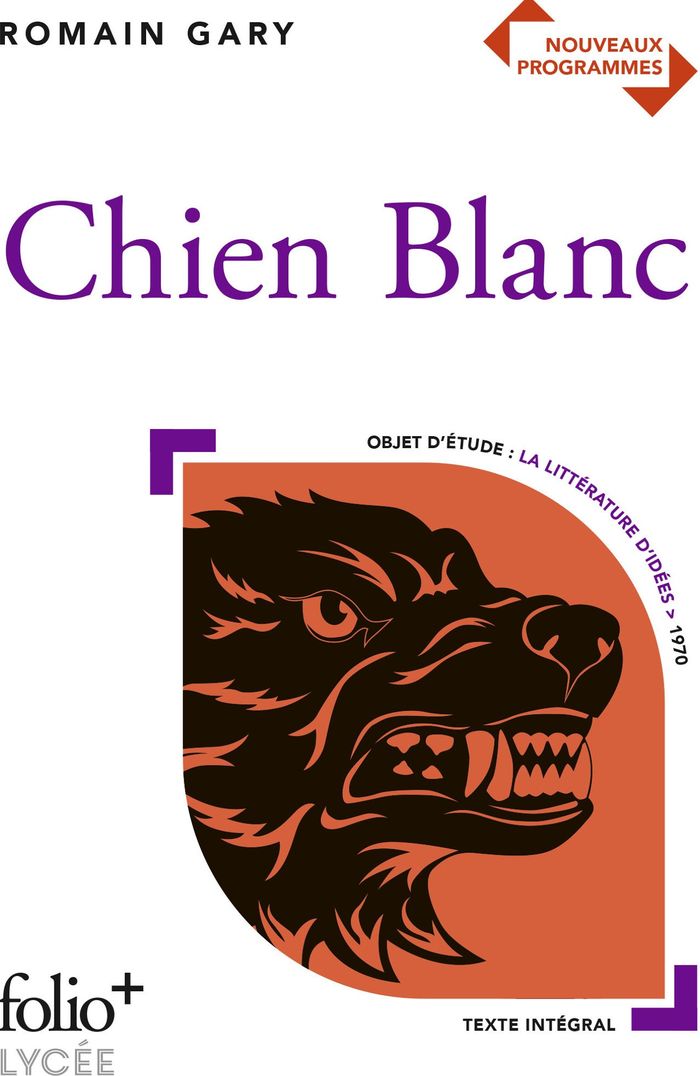 Couverture du livre « Chien blanc » de Romain Gary, librairie Les Contes Infusés à Corte