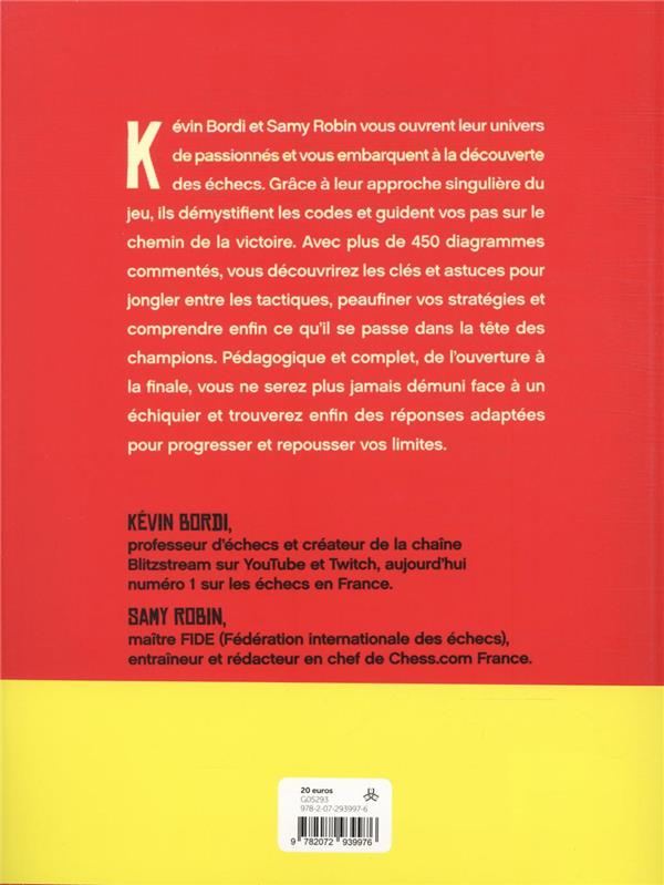 Quatrième de couverture de « GAGNER AUX ECHECS (MEME QUAND ON DEBUTE) - MAITRISER SA PARTIE DE L'OUVERTURE JUSQU'AU MAT »