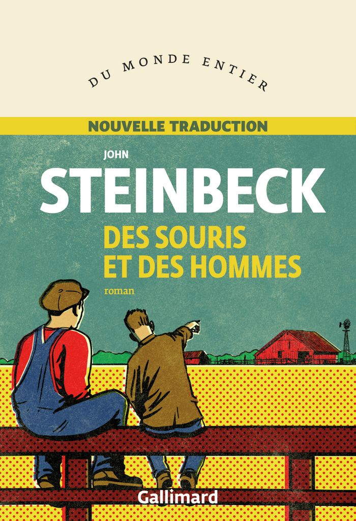 Couverture du livre « Des souris et des hommes : roman » de John Steinbeck, librairie Les Contes Infusés à Corte