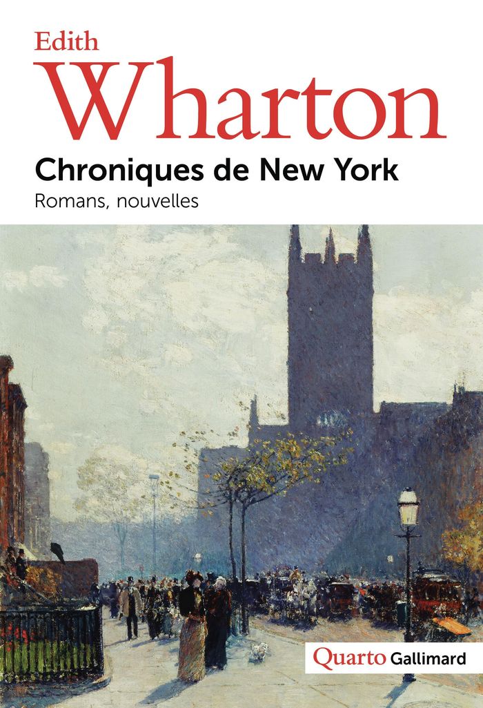 Couverture du livre « Chroniques de New York : romans, nouvelles » de Edith Wharton, librairie Les Contes Infusés à Corte